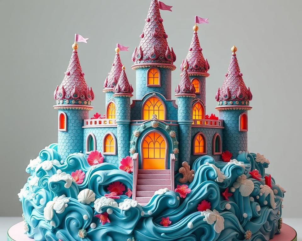 My Bake Studio's Mermaid Castle cake